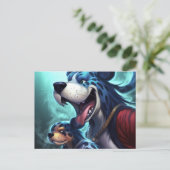 Le Chien Tigre ポストカード (スタンド正面)