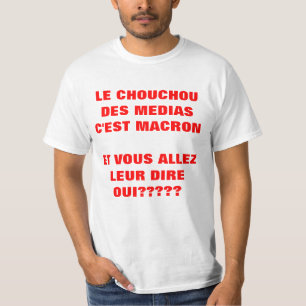 Le Chouchou des MEDIAS選挙フランセットシャツ Tシャツ