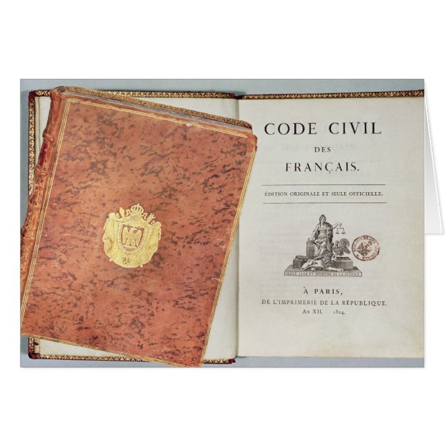 Le Code Civil des Francais (正面横)