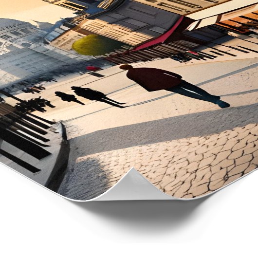 Le coin des artistes de Montmartre ポスター (角)