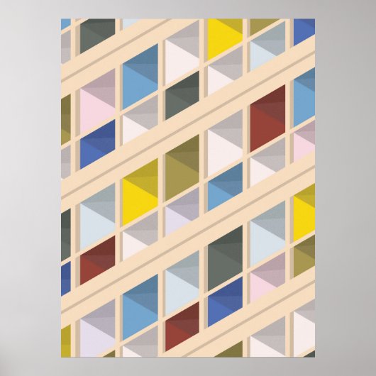 Le Corbusier - Cité radieuse 5 ポスター (正面)