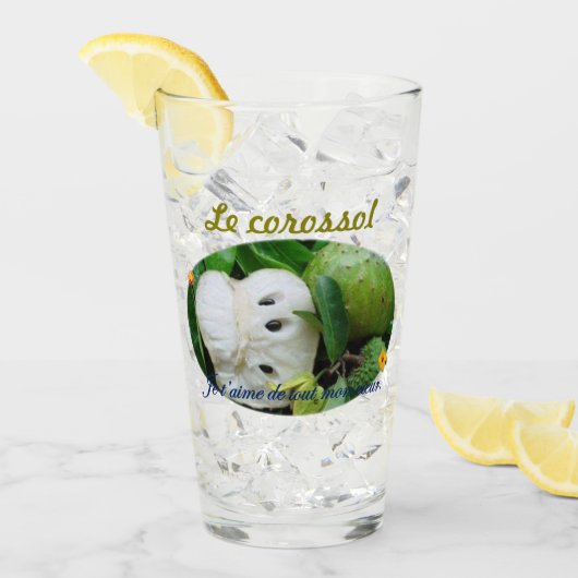 Le corossol タンブラーグラス (アイス正面)