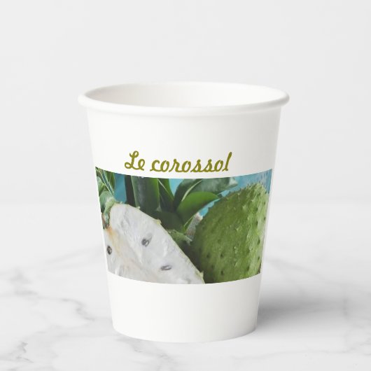 Le corossol  紙コップ (正面)