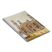 「Le CosからのMughal皇帝Akbarの墓、 ノートブック (右側)