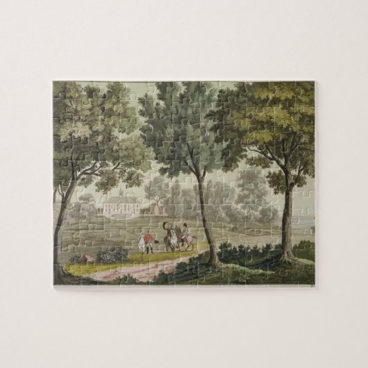 「Le Costuからのマウントバーノンのワシントン州の家、 ジグソーパズル (横)