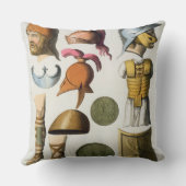 「Le Costume Ancienからのローマの軍装置、 クッション (裏面)