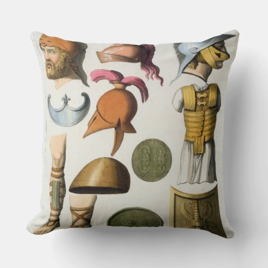 「Le Costume Ancienからのローマの軍装置、 クッション (正面)