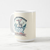 Le Cri des Agneaux : harcemerment scolaireストップ :ハー コーヒーマグカップ (正面左)