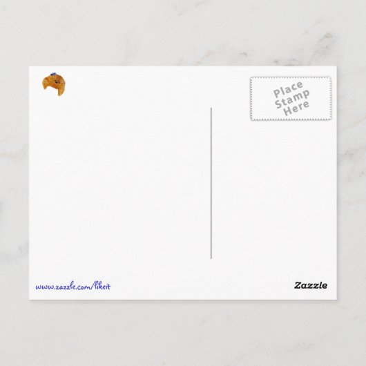 Le Croissant ポストカード (裏面)