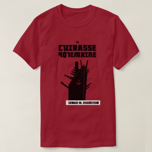 LE CUIRASSE POTEMKINE Tシャツ (デザイン正面)