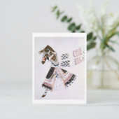 Le Dieu Bleu, 1911 （色彩点灯）の衣装デザイン ポストカード (スタンド正面)