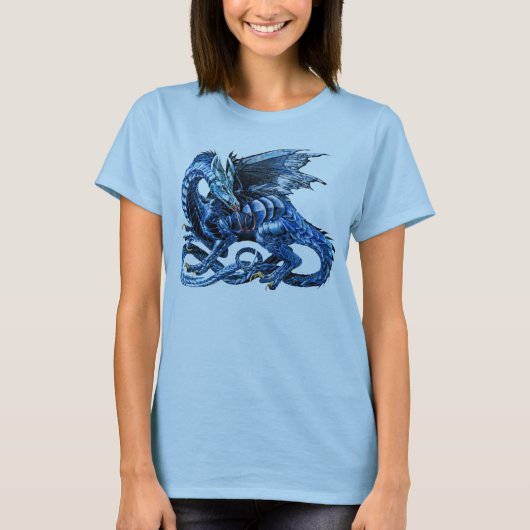Le dragon bleu - tシャツ (正面)