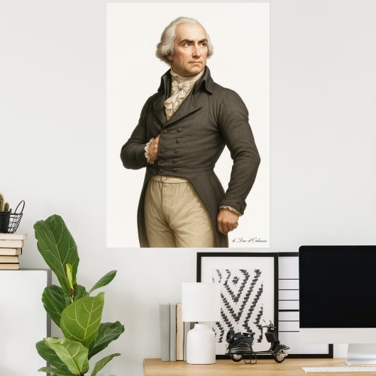 Le Duc d'Orleans - French Revolution Print ポスター (ホームオフィス)