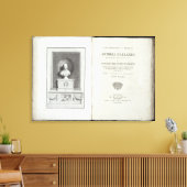 「Le Fabbriche e i Disegni di Andrea」のタイトルページ キャンバスプリント (インサイチュ (リビング))