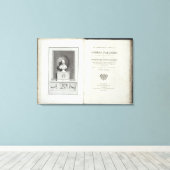 「Le Fabbriche e i Disegni di Andrea」のタイトルページ キャンバスプリント (インサイチュ (ウッドフロア))