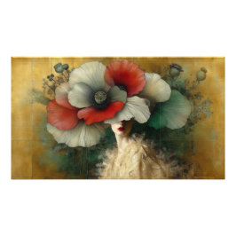 Le Femme Poppy Wall Art Poster Print フォトプリント