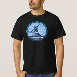 Le grand Puy en Champsaur Skieur Tシャツ