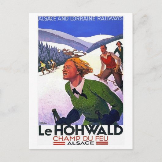 Le Hohwald，フランス，アルザス，ヴィンテージ ポストカード (正面)