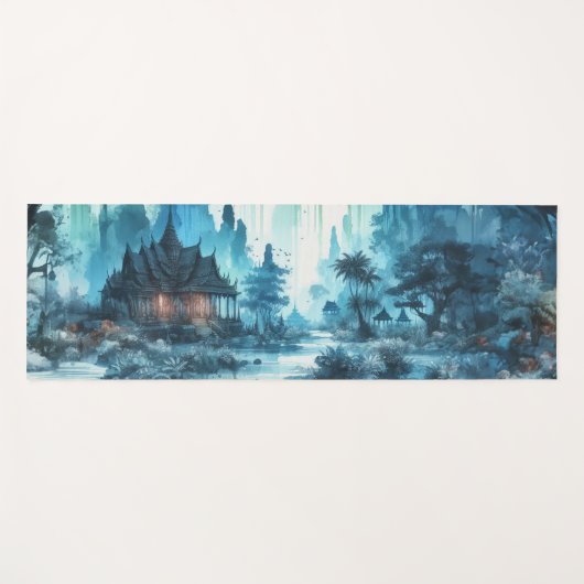 Le japon en coulure ヨガマット (正面(横))