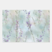 Le Jardin (the garden) Pretty Floral Wedding ラッピングペーパーシート (正面3)