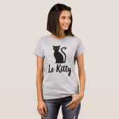 LE KITTY フランス猫Tシャツ Tシャツ (正面フル)