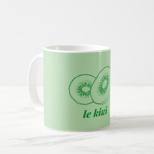 le kiwi コーヒーマグカップ (正面左)