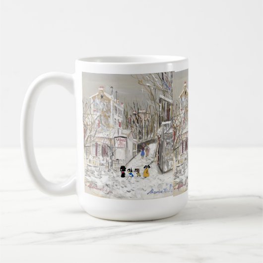 Le Lapin Agile ES SesのHabitues コーヒーマグカップ (左)