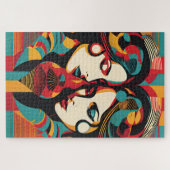 Le lien, portraits graphiques en pop art ジグソーパズル (横)