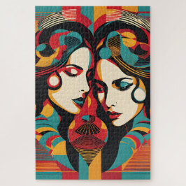 Le lien, portraits graphiques en pop art ジグソーパズル