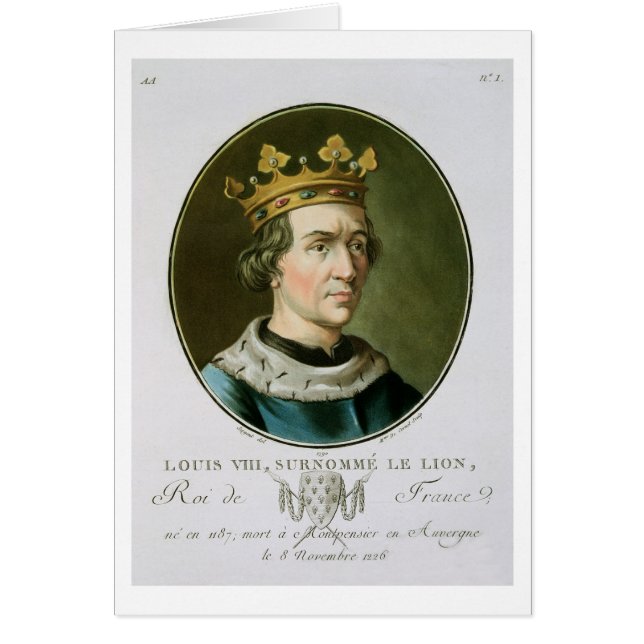 「Le Lion」と呼ばれるルイのポートレートVIII王の (正面)