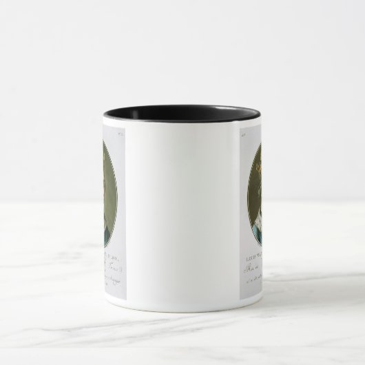 「Le Lion」と呼ばれるルイのポートレートVIII王の マグカップ (中央)