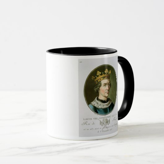 「Le Lion」と呼ばれるルイのポートレートVIII王の マグカップ (正面右)