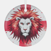 Le Lion Anglais ガラスオーナメント (正面)