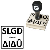 Le logo officiel des saligauds ラバースタンプ (押印)