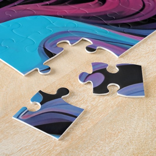 Le loup ジグソーパズル (側面)