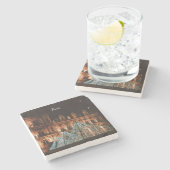 Le Louvre, Paris, France ストーンコースター (横)