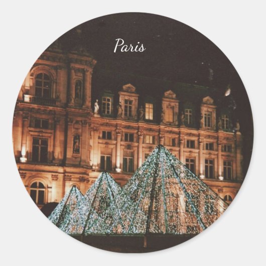 Le Louvre, Paris, France ラウンドシール (正面)