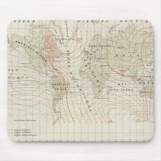 Le Magnetisme duの地球Terrestre マウスパッド (正面)