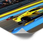 Le Mans 2022のChevrolet Corvette C8.R 24時間 ポスター (角)
