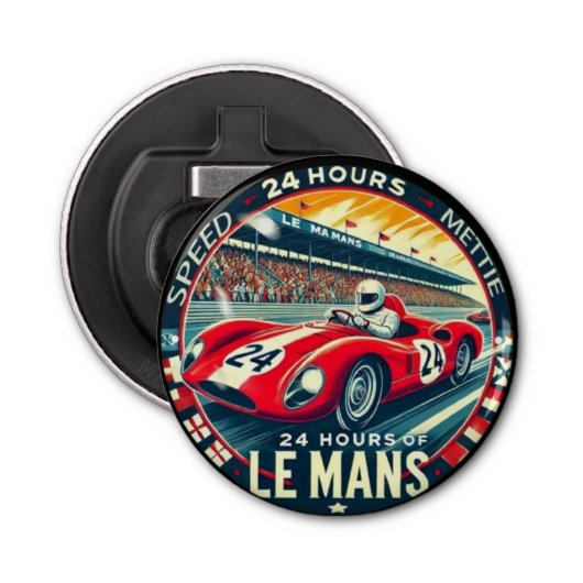  Le Mans 24 Hours Endurance retro Race car   栓抜き (正面)
