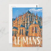 Le Mans Photo Vintage  ポストカード (正面/裏面)