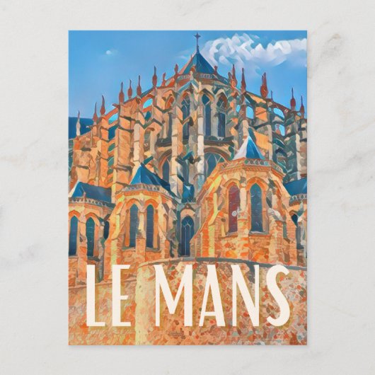 Le Mans Photo Vintage  ポストカード (正面)