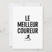 le meilleur coureur  招待状 (正面)