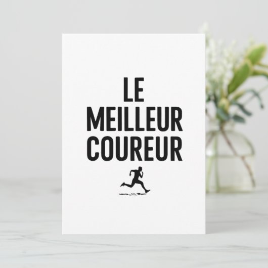 le meilleur coureur  招待状 (スタンド正面)
