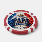 Le Meilleur Papa du Monde ポーカーチップ (シングル)