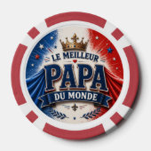 Le Meilleur Papa du Monde ポーカーチップ (裏面)