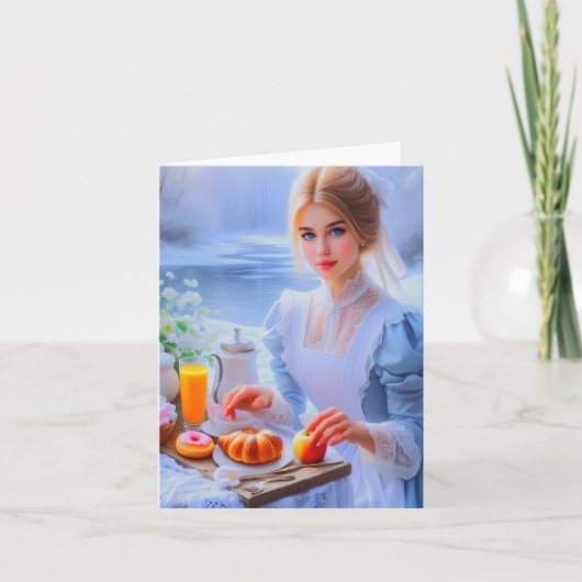 Le monde fascinant d'Alice, carte pour tous サンキューカード (正面)