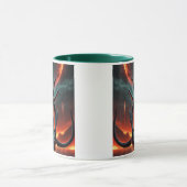 Le monstre surgit des profondeurs ardentes. マグカップ (中央)