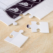 「Le Morte d'Arthur」のからのモチーフのデザイン、おそらく、c ジグソーパズル (側面)