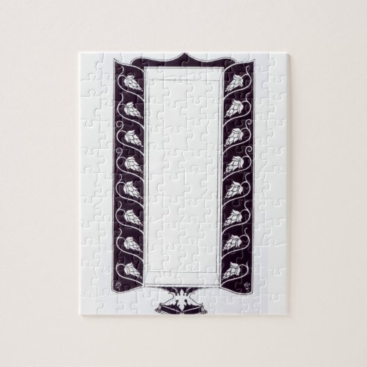 「Le Morte d'Arthur」のからのモチーフのデザイン、おそらく、c ジグソーパズル (縦)